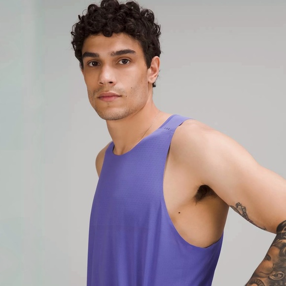 LAST ONE! NWT Lululemon Mens Fast and Free Singlet In Petrol Purple PRICE FIRM - Picture 4 of 9